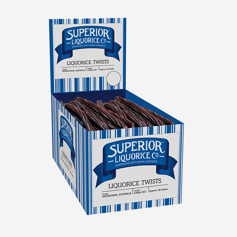 Fyna Superior Black Licorice 2.46kg Candy Bar Sydney